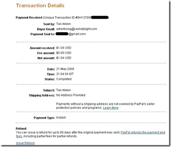 HappyPigMail Payment proof