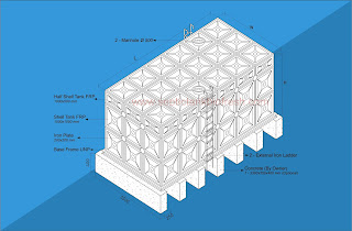 panel tank fiberglass