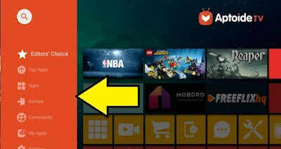 تحميل متجر Aptoide TV لتحميل التطبيقات والالعاب لشاشات Smart Tv