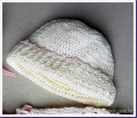 Gorro em Crochê Bebê 1
