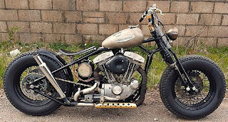 sportster bobber by sledhead custom cycles brown