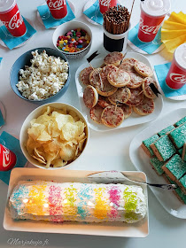 kakku sateenkaarirulla dr oetker neon rae syntymäpäivä juhla party