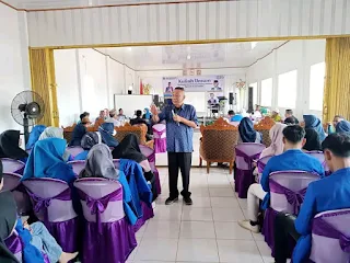 kuliah umum dengan tema "Tantangan dan Peluang Sarjana Ekonomi Syariah di era digital". Kuliah umum ini digelar di Aula STES, Tulang Bawang Barat, Minggu (8/10/2023).