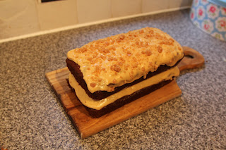 Sticky toffee salted caramel cake