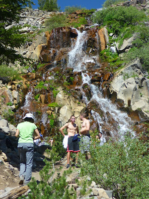 Waterfall along Tahoe Rim Trail northeast of Tamarack Peak