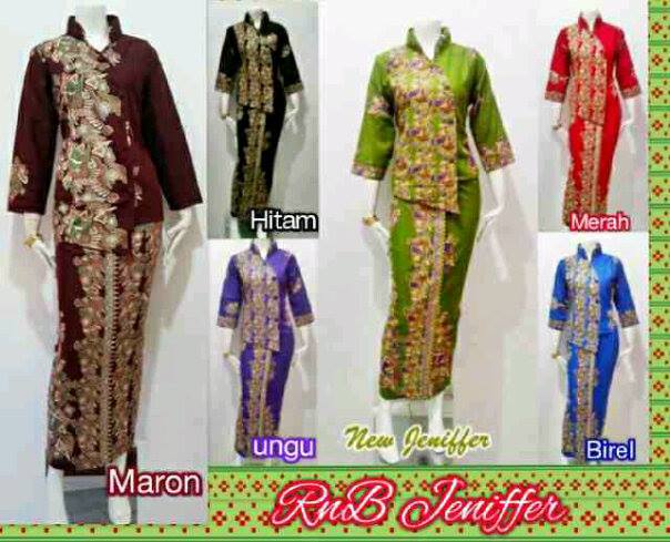 ... batik terbaru berikut contoh gambar baju setelan batik rok dan blouse