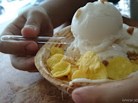 Ais krim kelapa SANGKAYA