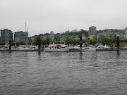 Drawbridge on the Wilamette River. Portland waterfront