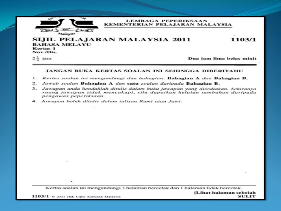 Contoh Soalan Bahasa Melayu Pt 3  newhairstylesformen2014.com