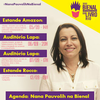 Nana Pauvolih na XVII Bienal Internacional do Livro (Rio de Janeiro)