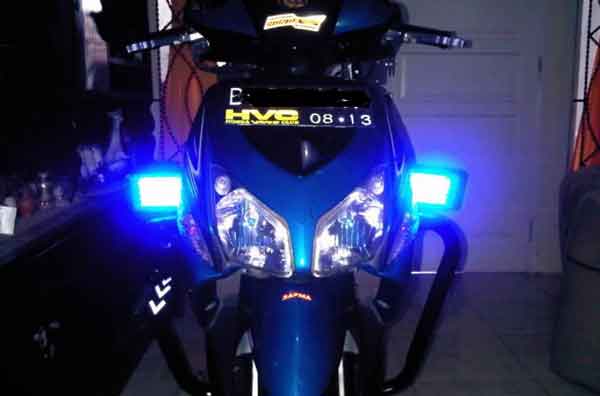 Gambar lampu strobo motor