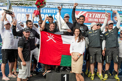 Leigh McMillan et The Wave Muscat remportent les Extreme Sailing Series 2013 !