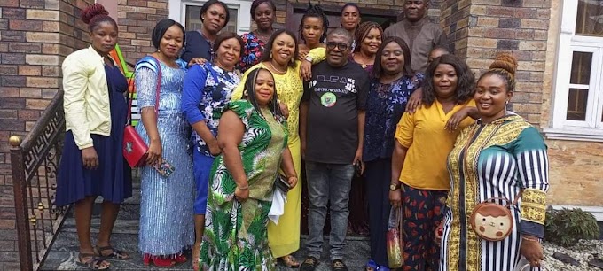 Golden women of Etche/Omuma visit Hon. Christian Chisom the executive Chairman of Omuma LGA 