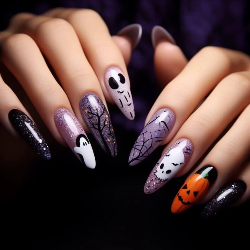 Unhas de Halloween: Ideias Criativas para Arrasar neste Dia das Bruxas