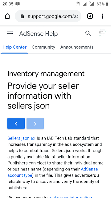 help to We encourage you to publish your seller information in the Google sellers.json file.