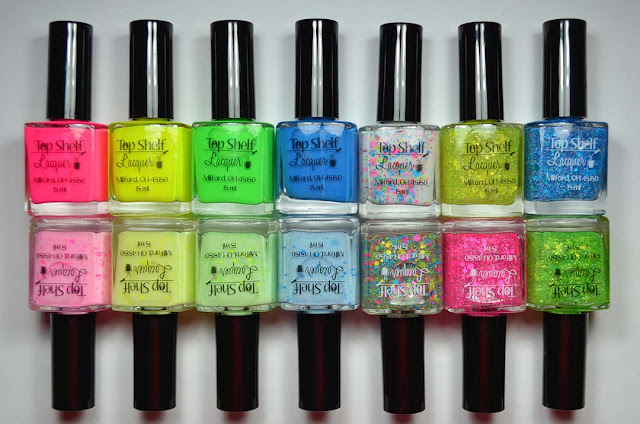 summer neon nail polish collection