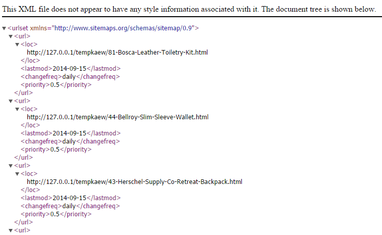 สร้างไฟล์ sitemap