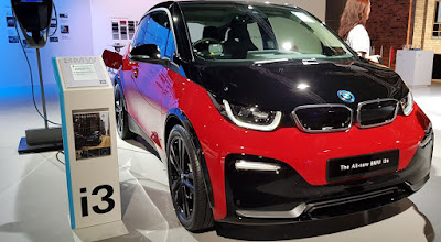 The BMW i3s REx electric car.