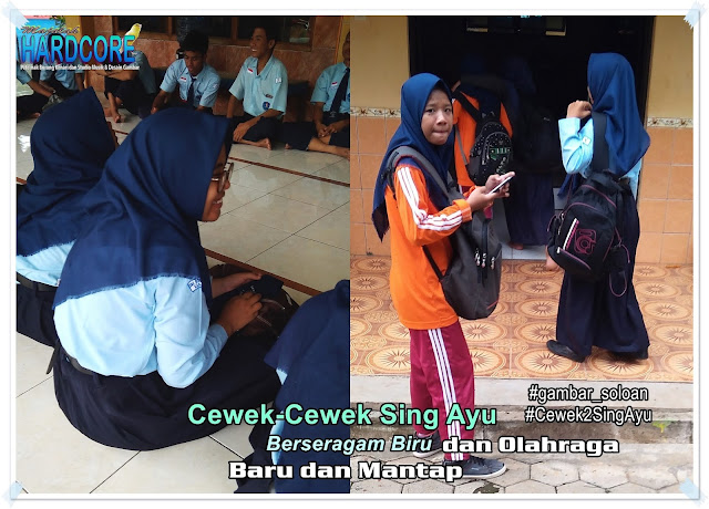 Gambar Siswa-Siswi SMA Negeri 1 Ngrambe (Cover Biru) - Buku Album Gambar Soloan edisi 5