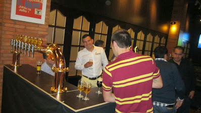 'Make mine a shot (rather than pot)': Wrong Way at the home of Colombia's chief brewing company, Bavaria.