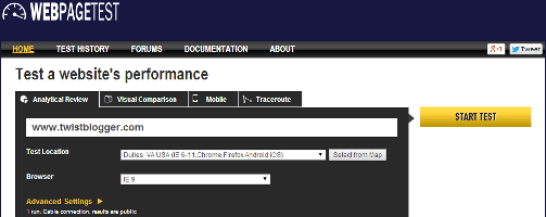WebPageTest
