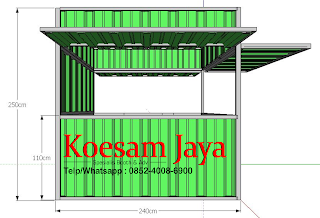 booth container manahan solo
