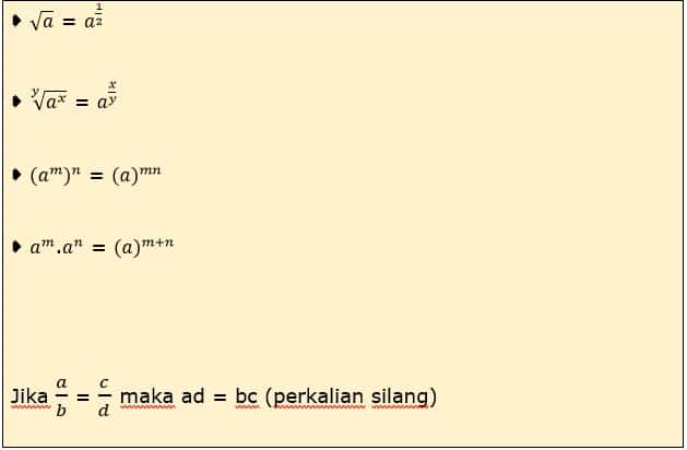 Jenis Persamaan 5