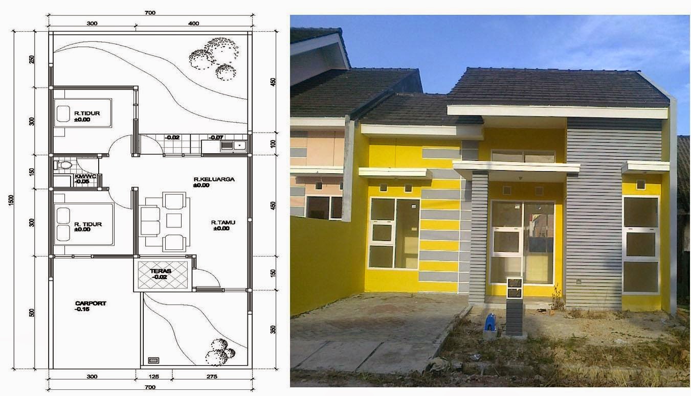 Desain Rumah  Minimalis  1  Lantai  Dan Denah  MODEL RUMAH  UNIK