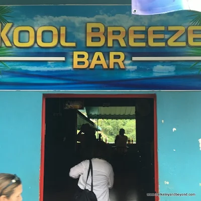 exterior of Kool Breeze bar in Paramin Village in Trinidad