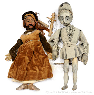 Also in the collection are two further puppets created by Joy. Septimus and Phoebe, the puppets were designed and created for the show “The Adventures of Septimus”