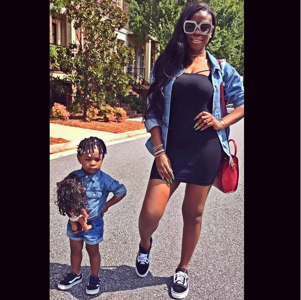Sophia momodu shares pics with her and davido daughter imade