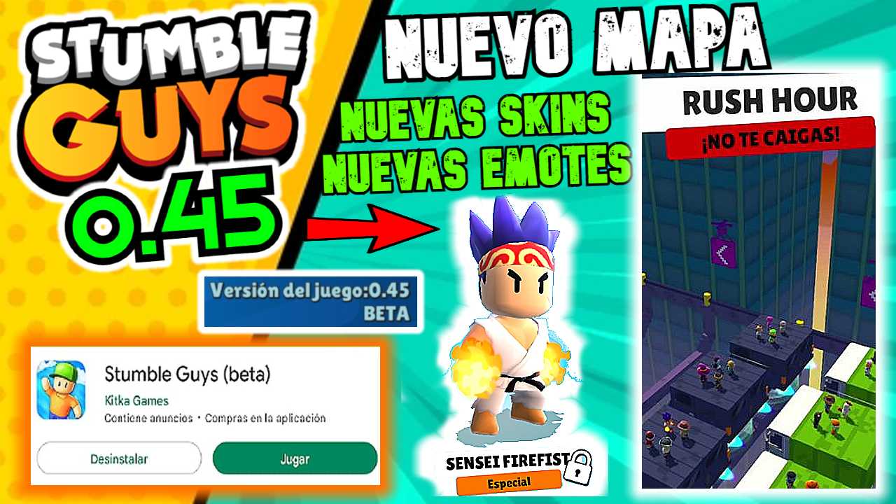 NUEVA ACTUALIZACIÓN de STUMBLE GUYS 0.45!😱