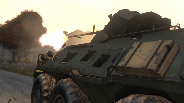 arma3用ロシア連邦軍MOD BTR-80の開発中画像