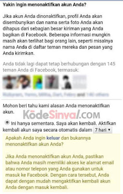 Menghapus Akun Facebook Sementara Melalui HP Cara Menghapus Akun Facebook Sementara Melalui HP dengan Mudah