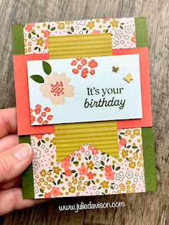 Stampin' Up! Modern Garden Christmas & Birthday Cards + Video | www.juliedavison.com #stampinup