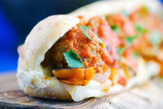 South African Frikkadel Meatball Sub