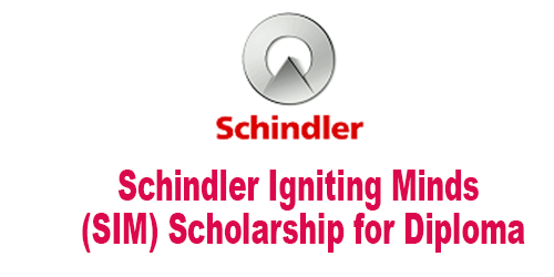 Schindler Igniting Minds (SIM) Scholarship for Diploma