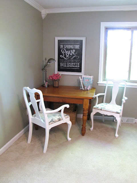 The Modest Homestead: Work space makeover