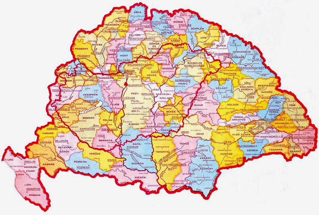 régi térképek magyarország Online Terkepek Nagy Magyarorszag Terkep régi térképek magyarország