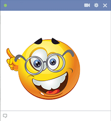 Geek smiley for Facebook