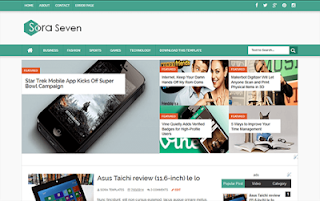 Sora Seven Responsive Blogger Template