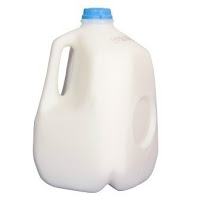 Image of a milk jug used for exercising