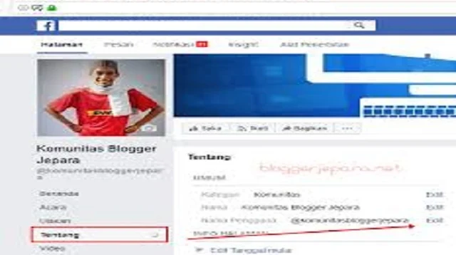 Cara Ganti Nama Halaman Facebook