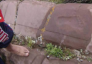 Pegada humana Bolivia human footprint