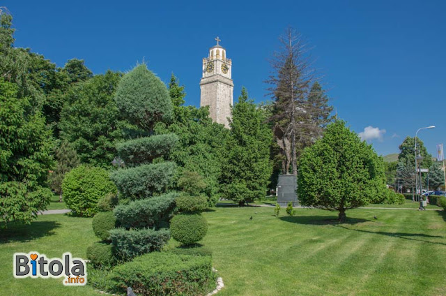 Clock Tower in Bitola city center