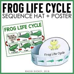 Frog Life Cycle Hat & Poster TPT