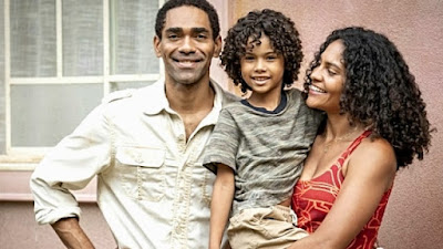 Terra e Paixão, Aline (Barbara Reis) Samuel (Ítalo Martins), João (Matheus Assis)