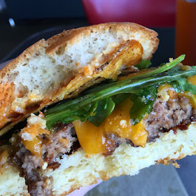 Peanut butter burger at Moo Creamery