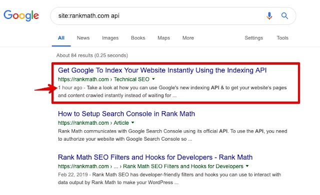 How To Get Google index on Website Post