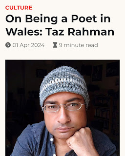 On being a poet in Wales: Taz Rahman article in NationCymru